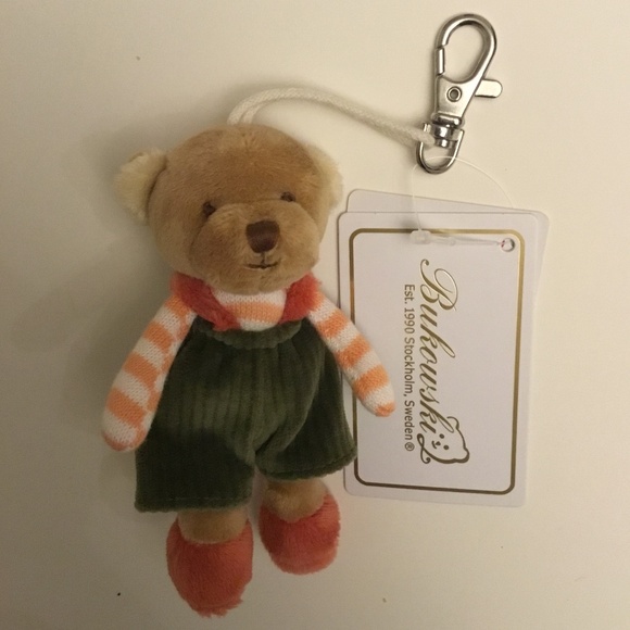 Bear & Strawberry Bag Charms - Picture 2 of 4